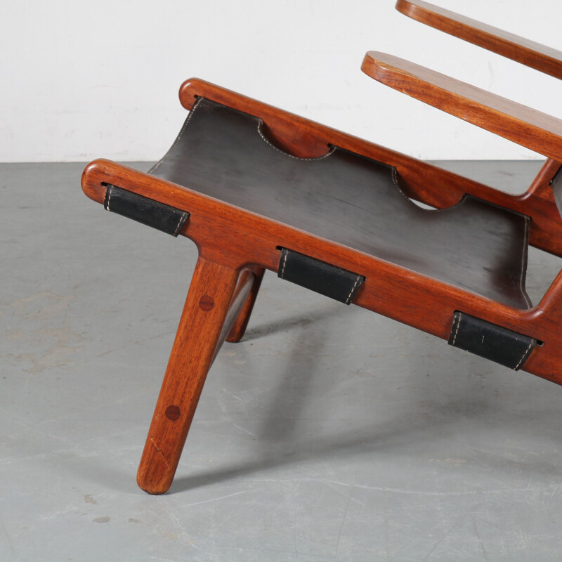 Vintage 'Hunting Chair' for Fredricia Borge Mogensen Denmark 1960