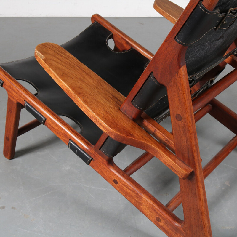 Vintage 'Hunting Chair' for Fredricia Borge Mogensen Denmark 1960