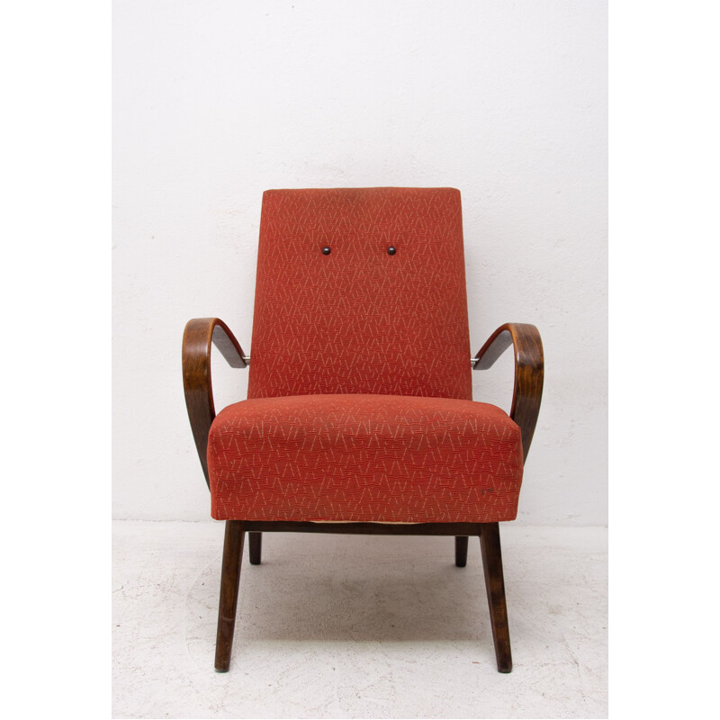 Pair of vintage bentwood armchairs by Jaroslav Šmídek, Czechoslovakia 1960