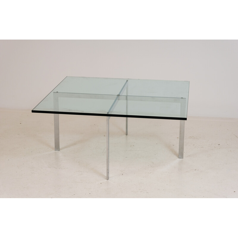 Vintage coffee table Barcelona Knoll Mies Van Der Rohe 1980