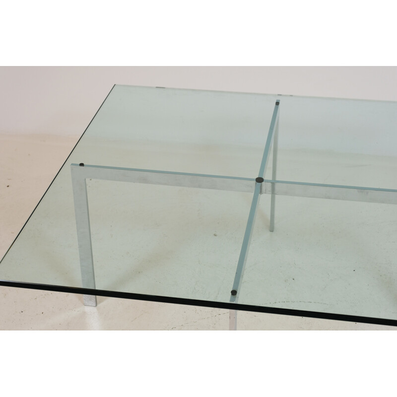 Vintage coffee table Barcelona Knoll Mies Van Der Rohe 1980