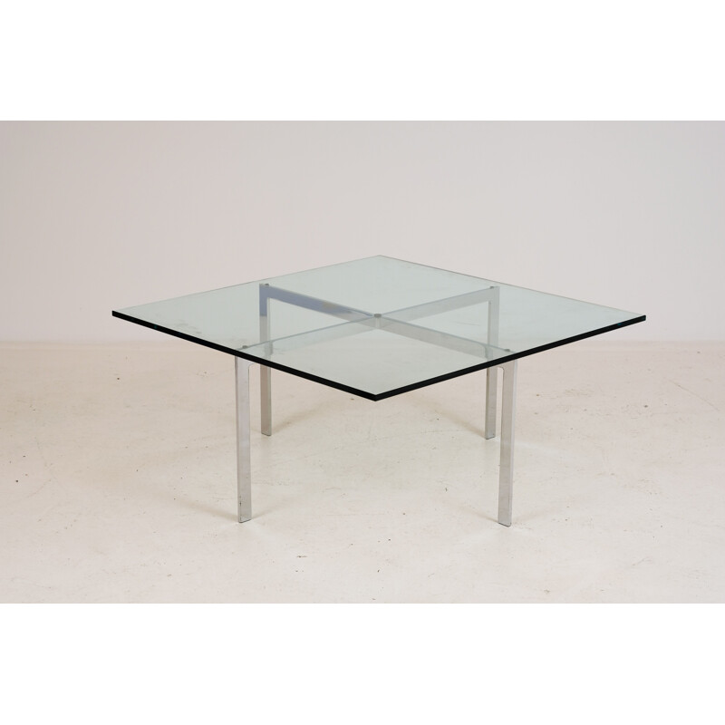 Vintage coffee table Barcelona Knoll Mies Van Der Rohe 1980