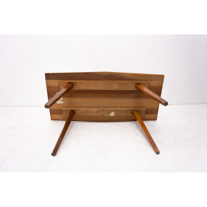 Vintage wooden coffee table by František Jirák for Tatra nábytok, Czechoslovakia 1960