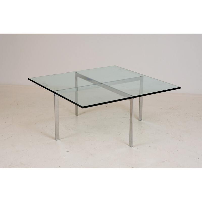 Vintage coffee table Barcelona Knoll Mies Van Der Rohe 1980