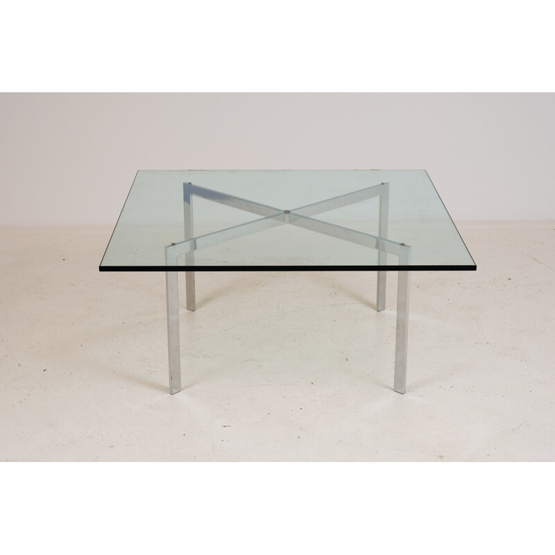 Vintage coffee table Barcelona Knoll Mies Van Der Rohe 1980