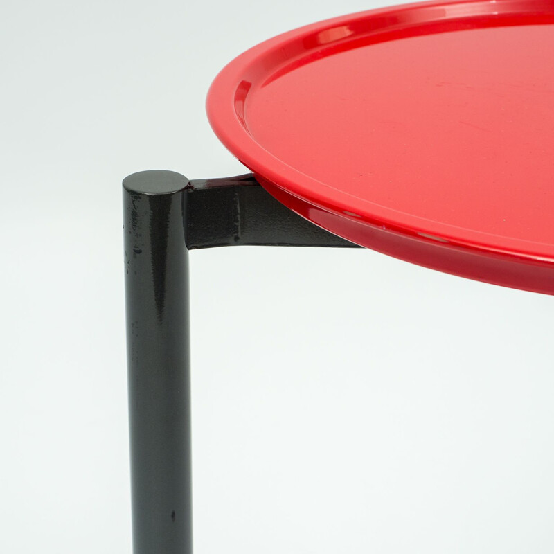 Table d'appoint vintage de Cassina, style Memphis 1980