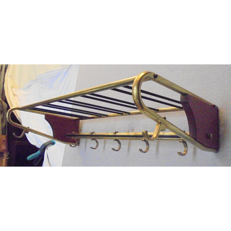 Vintage coat rack wall 1950