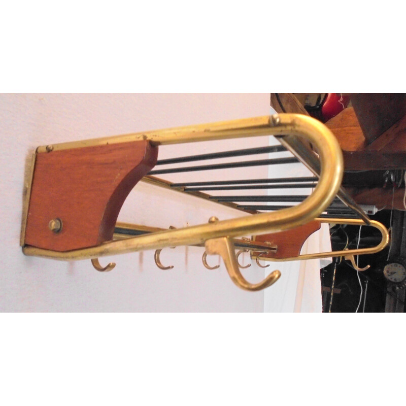 Vintage coat rack wall 1950