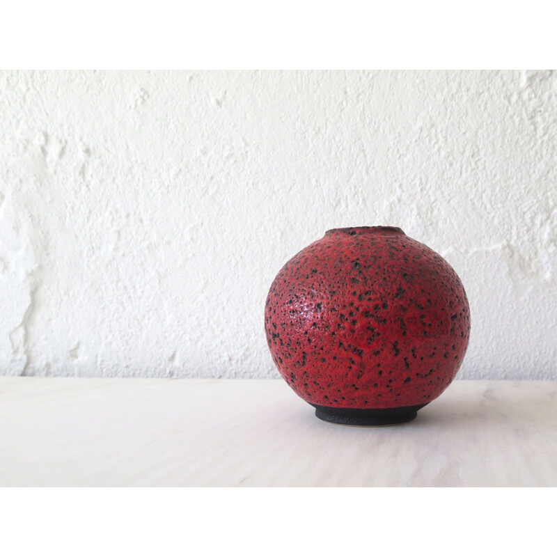 Vintage ceramic vase Fal lava 1950s