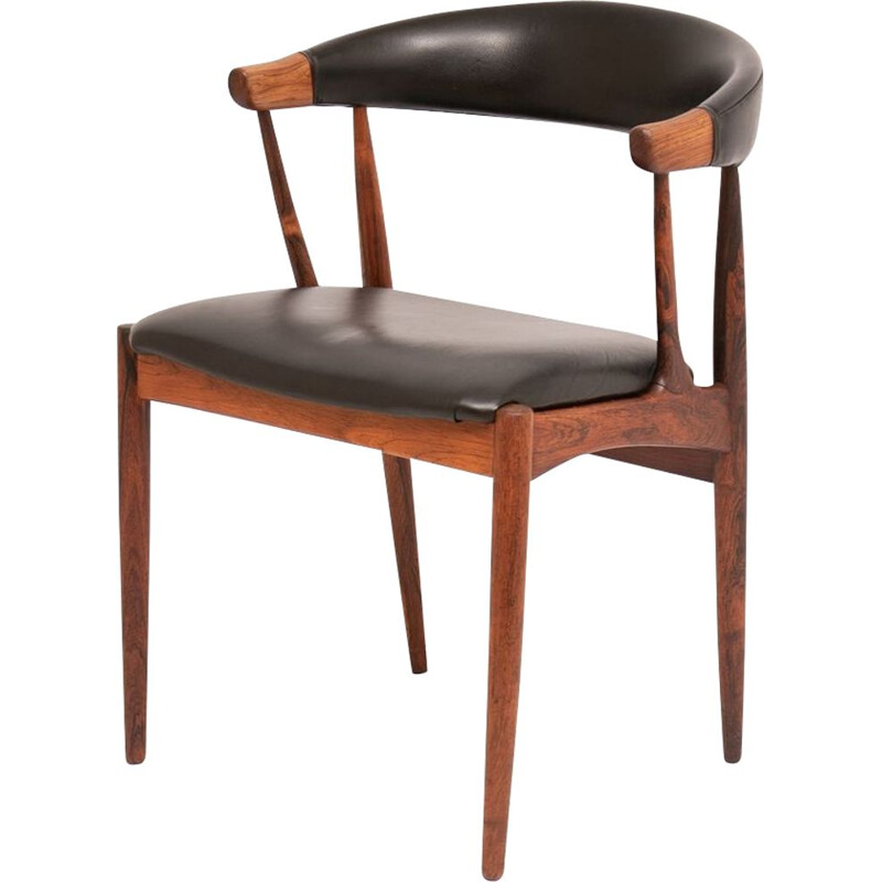 Vintage BA113 Rosewood Armchair by Johannes Andersen for Andersen Mobelfabrik, Denmark 1960