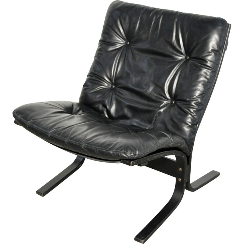 Fauteuil lounge vintage Siësta d'Ingmar Relling pour Westnofa, Norvège1970