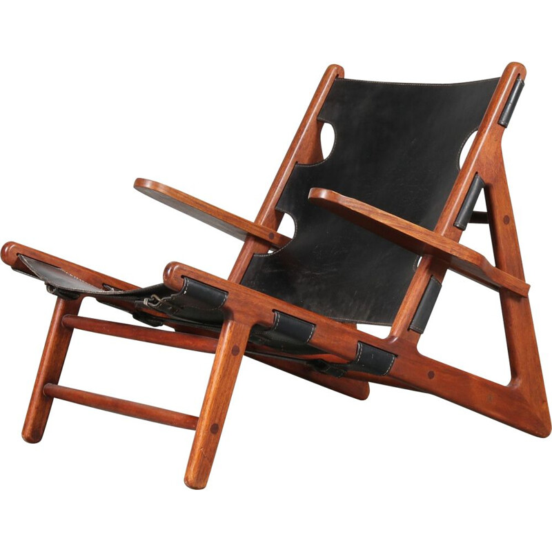 Vintage 'Hunting Chair' for Fredricia Borge Mogensen Denmark 1960