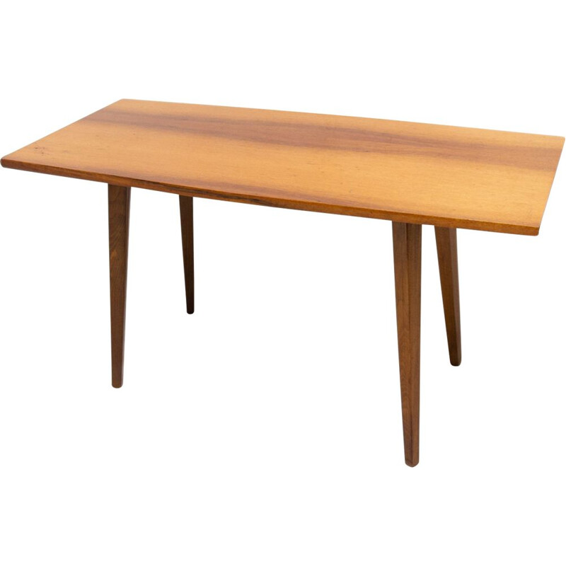 Vintage wooden coffee table by František Jirák for Tatra nábytok, Czechoslovakia 1960