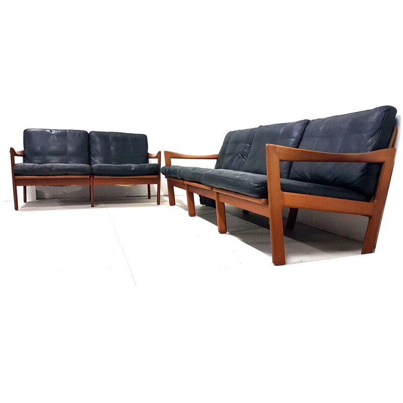 Vintage Modular sofa set by Illum Wikkelso for Eilersen, Denmark 1960s