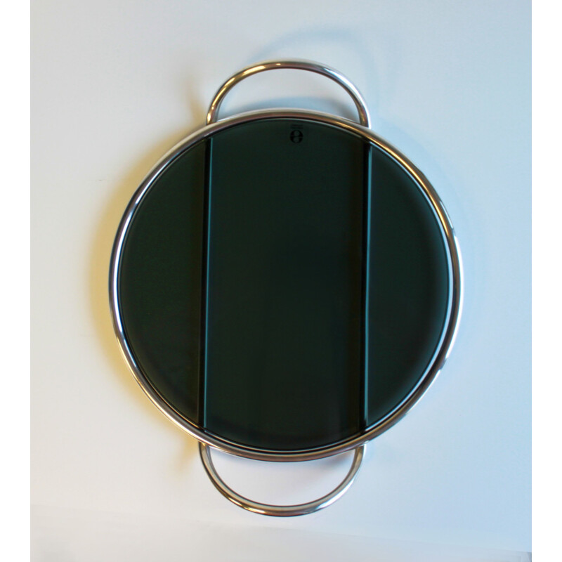 Vintage round tray by Lino Sabbatini Italian 1960s