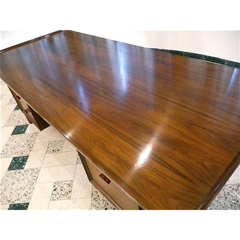 Sibast large executive desk in rosewood, Arne VODDER - 1960s