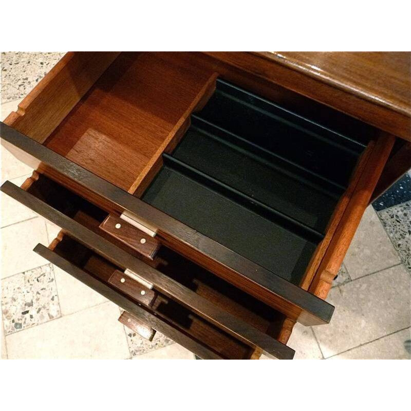 Sibast large executive desk in rosewood, Arne VODDER - 1960s