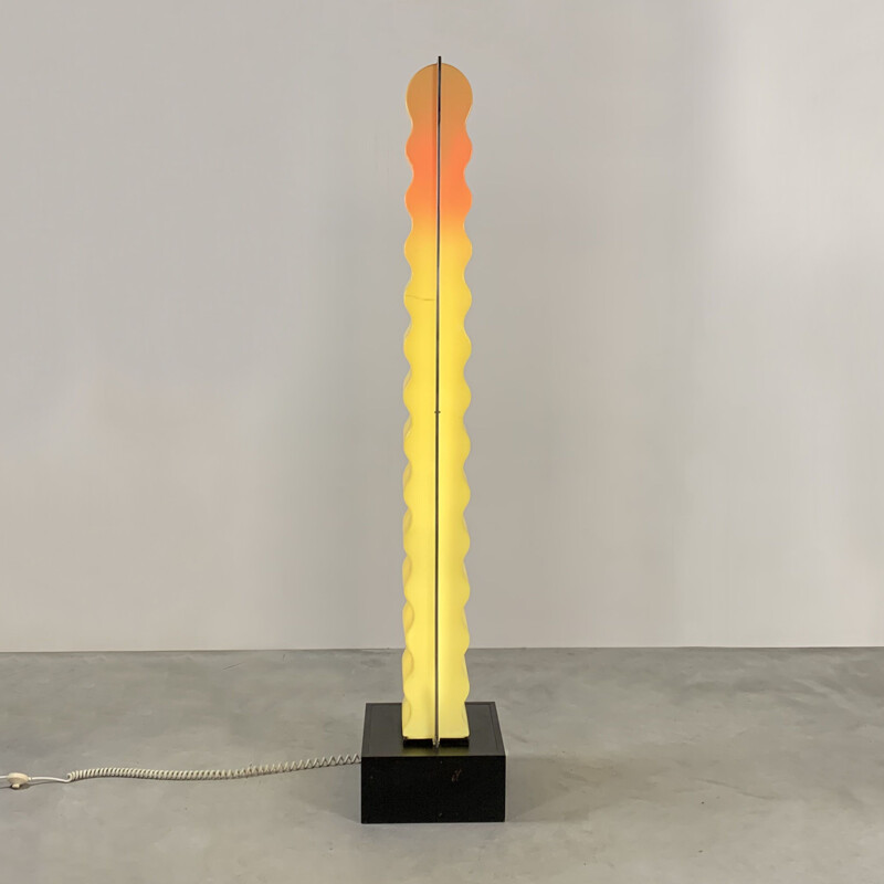 Lampadaire vintage La Cometa d'Ettore Sottsass pour Poltronova 1970