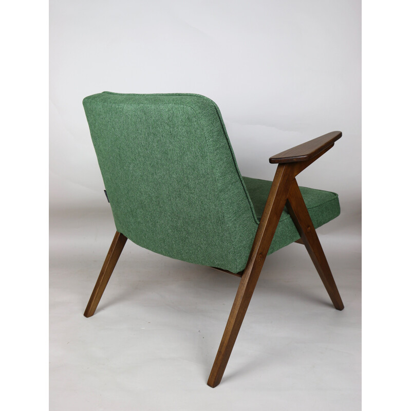 Vintage Green Bunny Armchair by Józef Chierowski 1970s