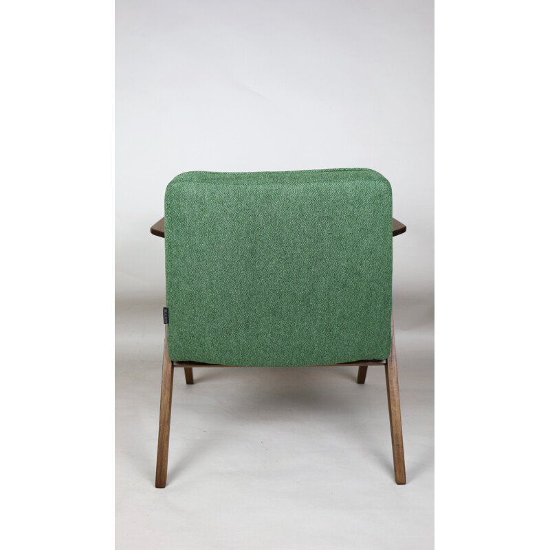 Vintage Green Bunny Armchair by Józef Chierowski 1970s