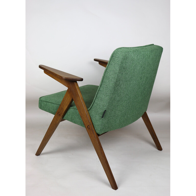 Fauteuil vintage Green Bunny par Józef Chierowski 1970