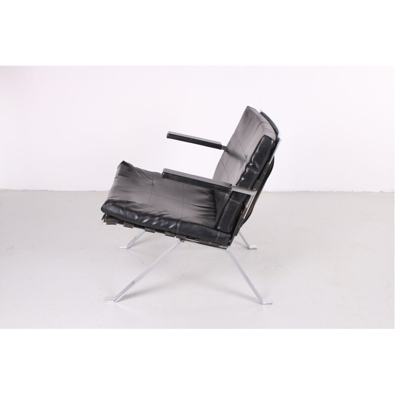 Paire de fauteuil lounge vintage de Hans Eichenberger pour Girsberger 1960 