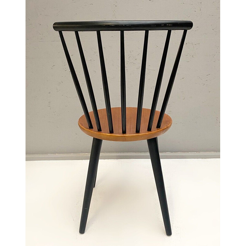 Vintage tapered back chairs by Ilmari Tapiovaara, 1960