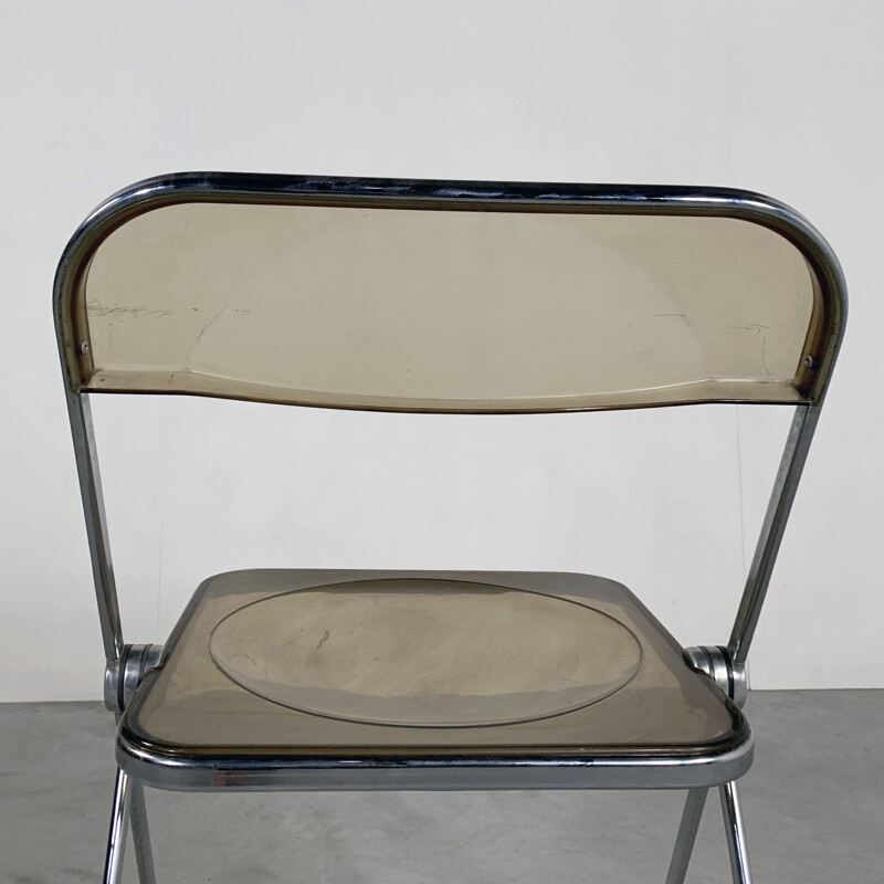 Vintage Plia folding chair by Giancarlo Piretti for Castelli 1960s