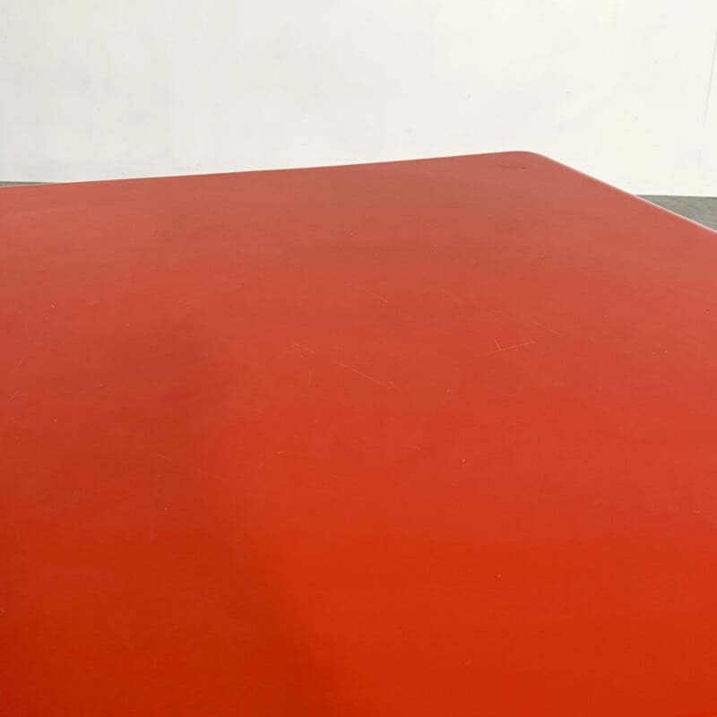 Table basse vintage Red Demetrio par Vico Magistretti pour Artemide 1960
