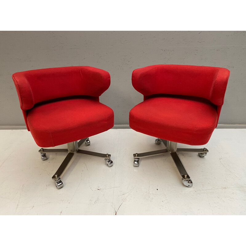 Vintage Office Chair By Gianni Moscatelli For Formanova 1970s