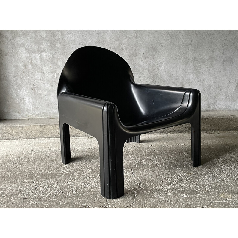 Vintage Sessel von Gae Aulenti für Kartell 1980