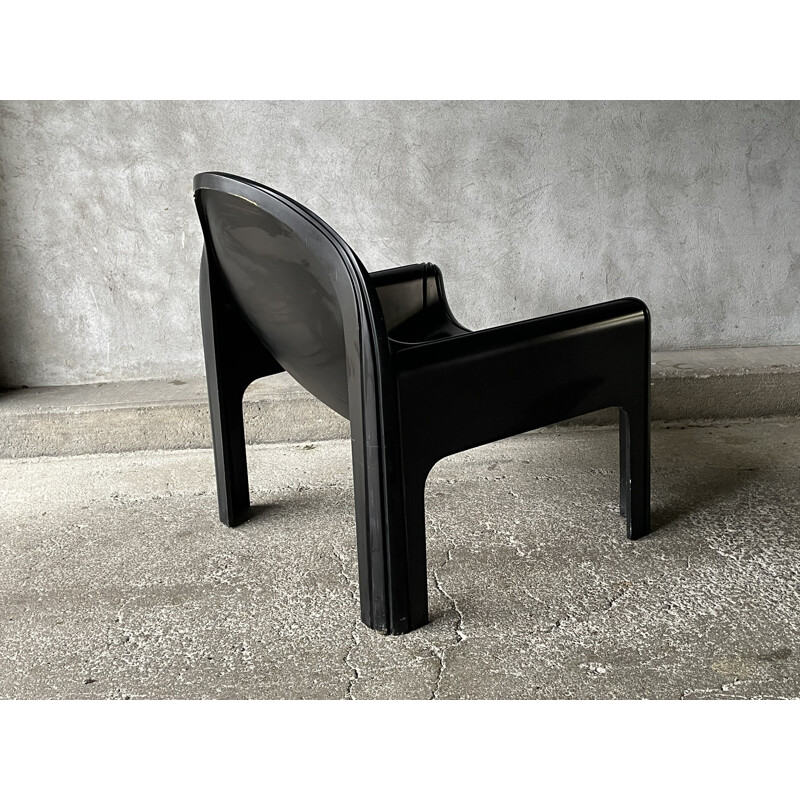 Vintage fauteuil van Gae Aulenti voor Kartell 1980