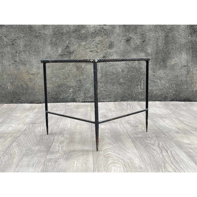 Viintage triangle coffee table by Mathieu Matégot 1950s