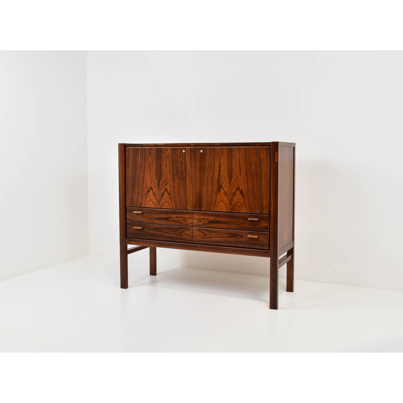 Vintage Rosewood Bar Cabinet