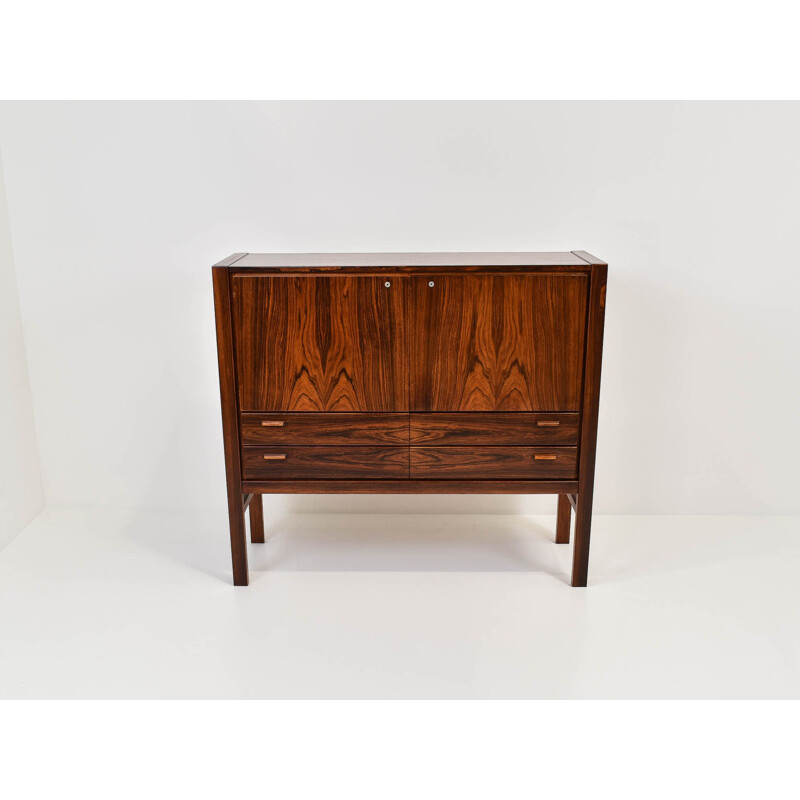 Vintage Rosewood Bar Cabinet