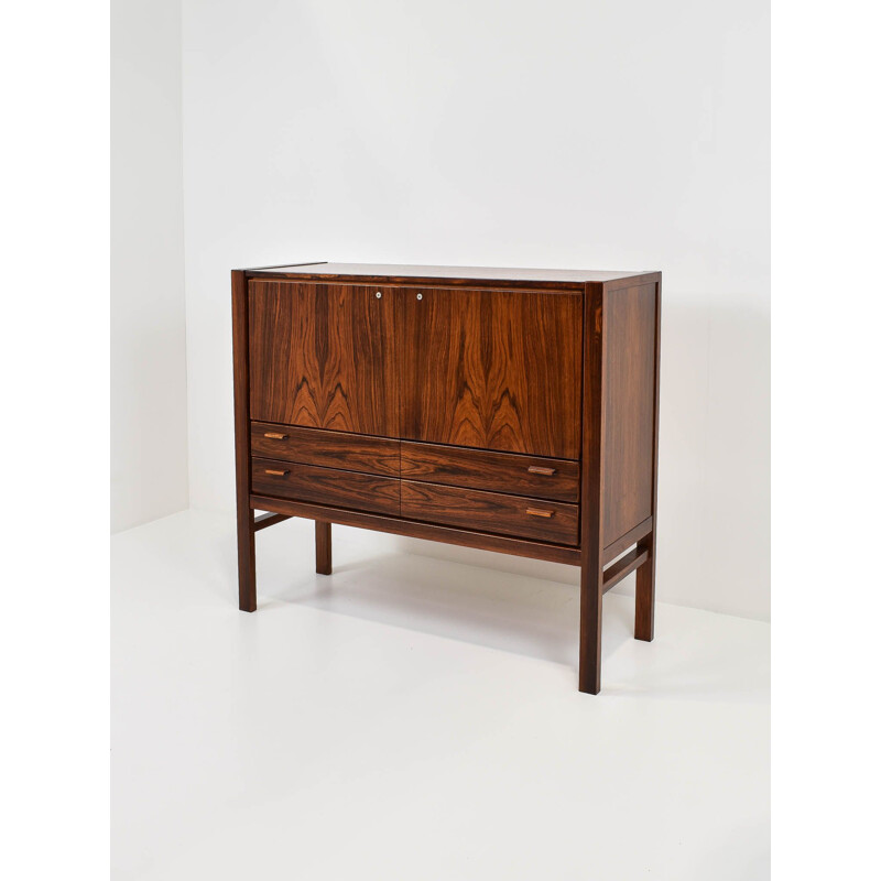 Vintage Rosewood Bar Cabinet