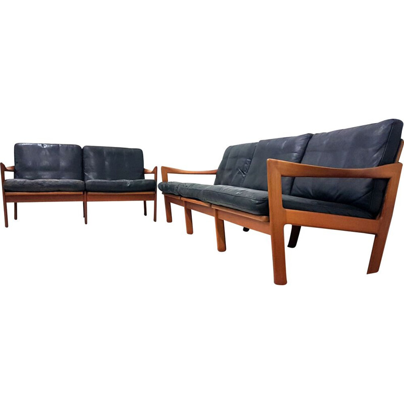 Vintage Modular sofa set by Illum Wikkelso for Eilersen, Denmark 1960s