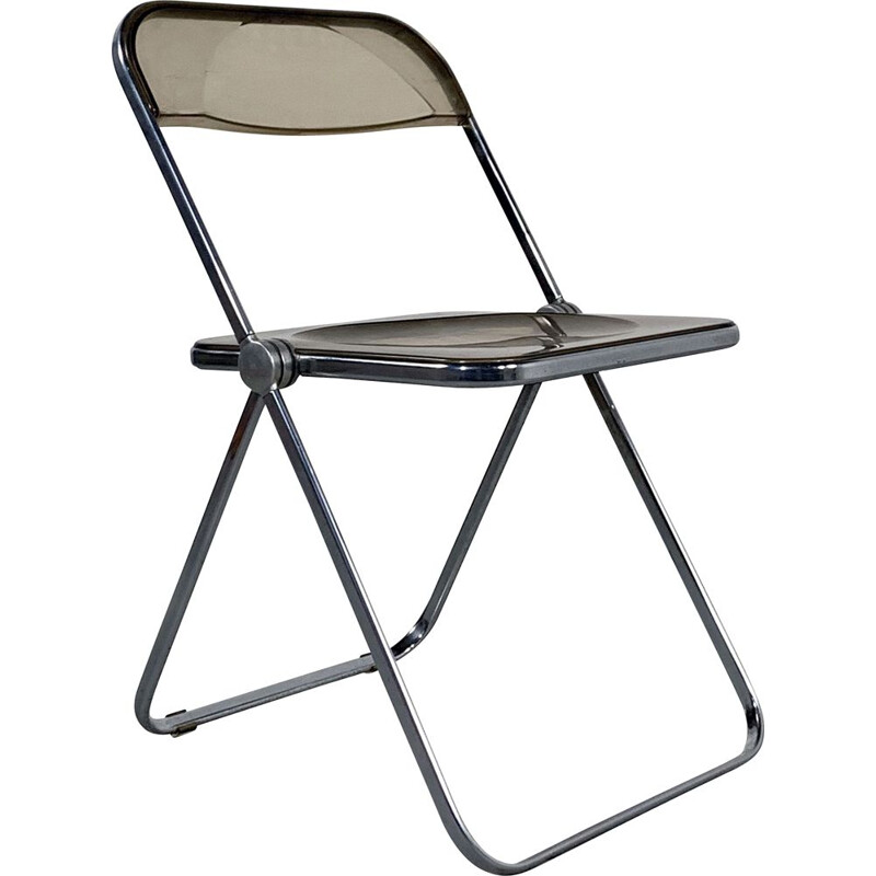 Vintage Plia folding chair by Giancarlo Piretti for Castelli 1960s