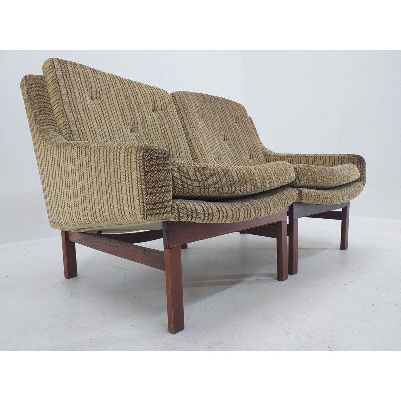Sofá Vintage com duas cadeiras, Dinamarca 1960