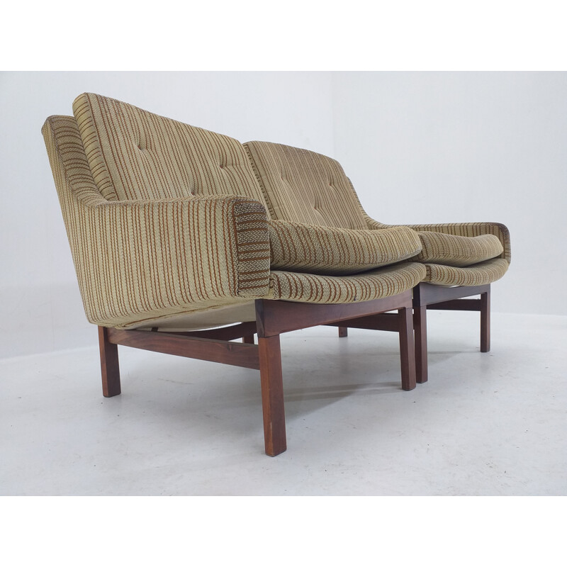 Sofá Vintage com duas cadeiras, Dinamarca 1960