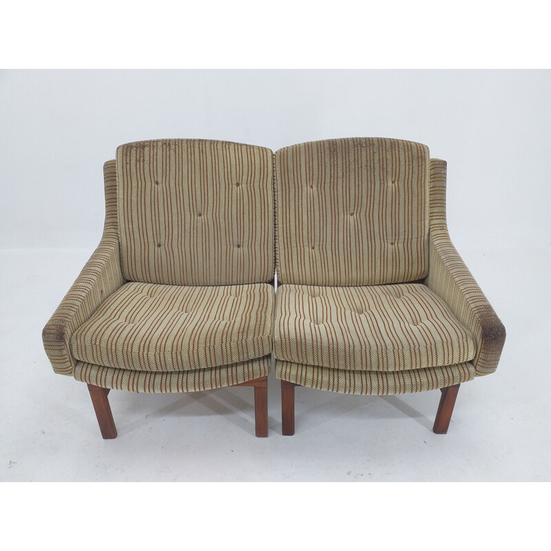 Mid Century Sofa from Two Chairs, Denmark 1960s