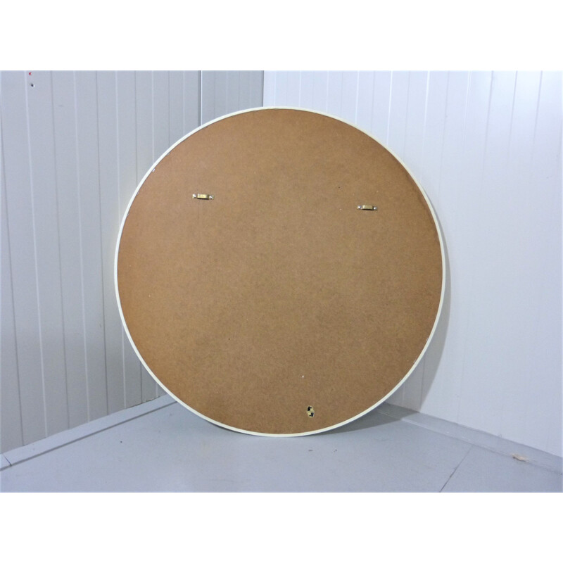 Large vintage round wall mirror, Germany 1960s