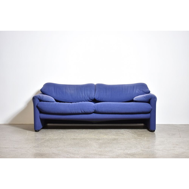 Vintage Maralunga Sofa By Vico Magistretti For Cassina 1973s