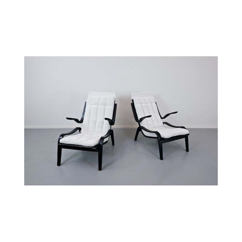 Pair of vintage Bentwood armchairs by Jan Vanek for Up Zavodny, 1930