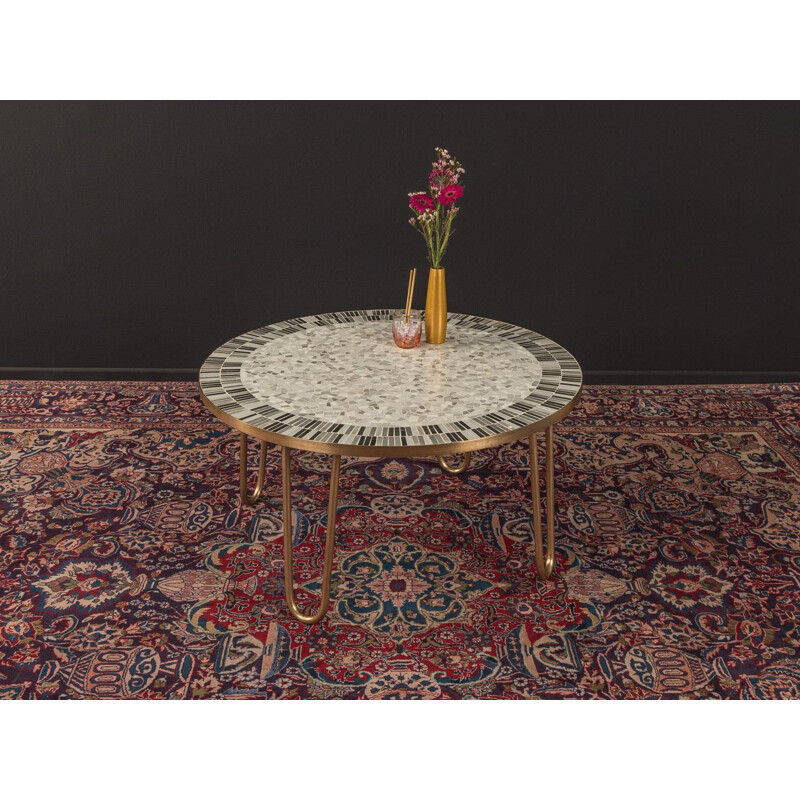 Vintage mosaic coffee table by Berthold Müller-Oerlinghausen, Germany 1950