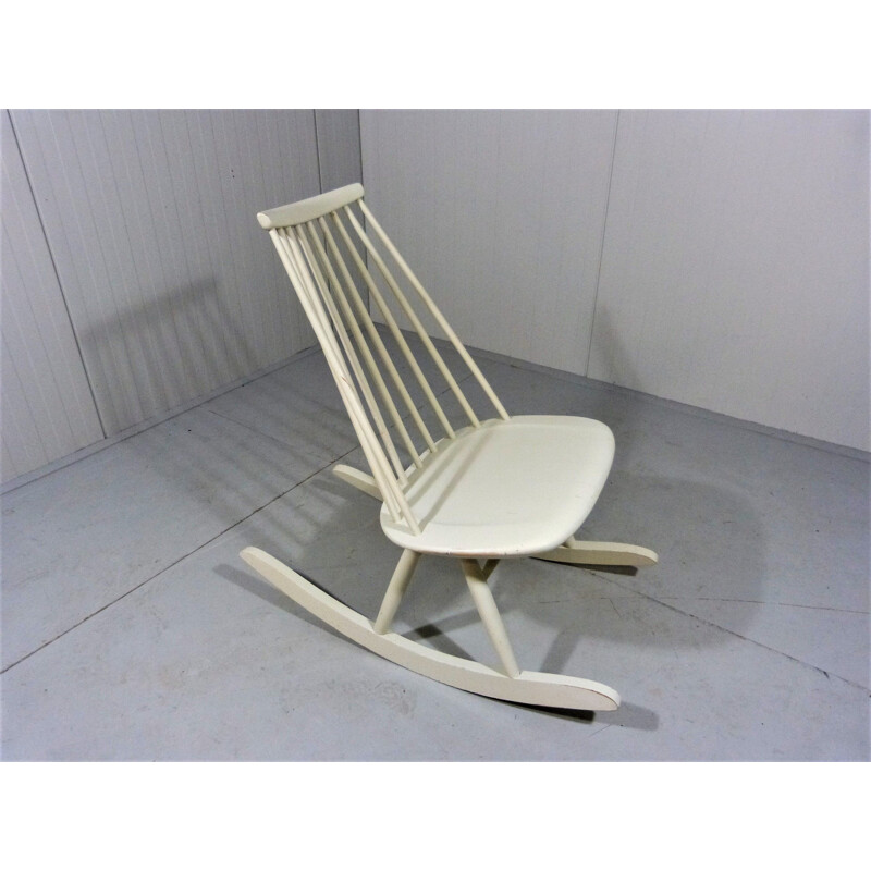 Vintage Rocking chair Mademoisselle by Tapiovaara 1950s