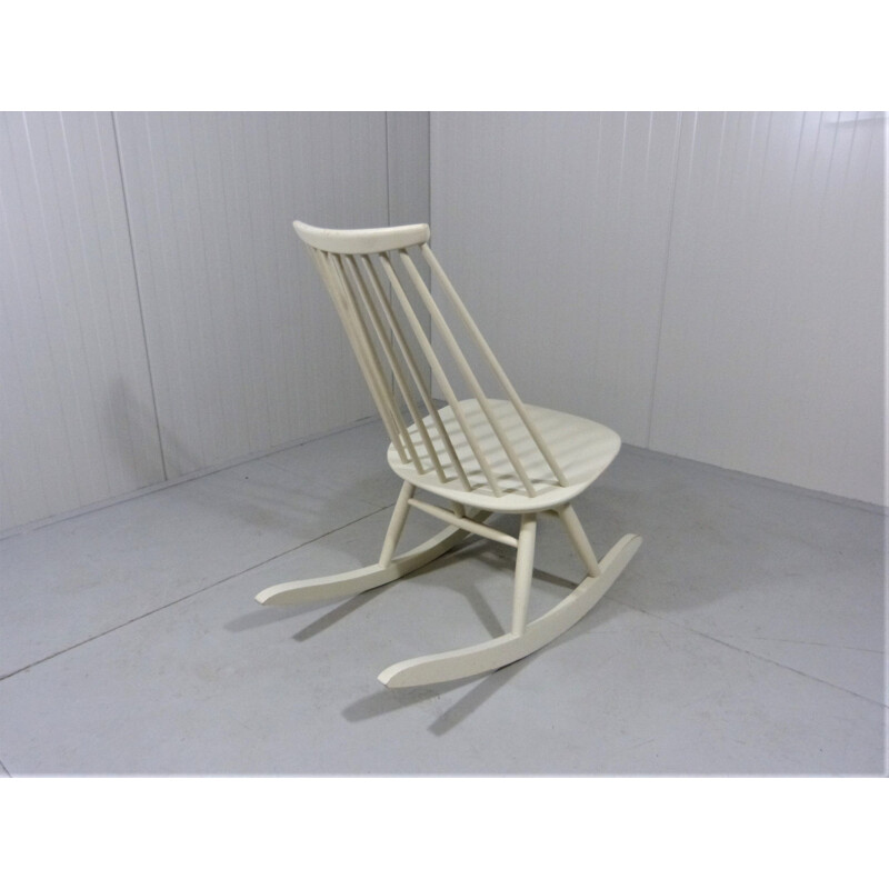Mademoisselle vintage schommelstoel van Tapiovaara 1950