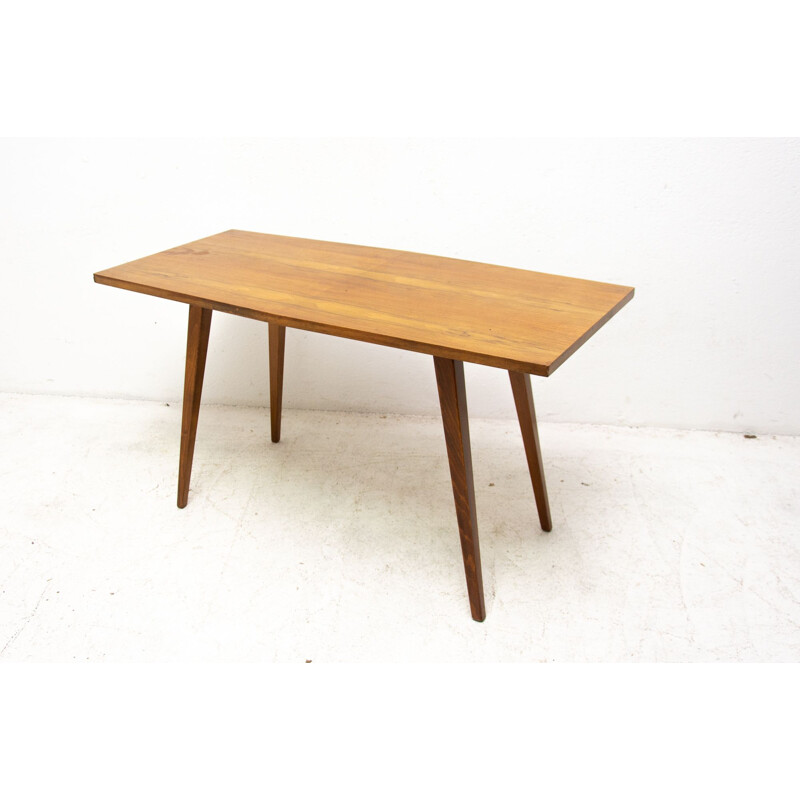 Vintage wood and walnut coffee table by František Jirák for Tatra nábytok, Czechoslovakia 1960