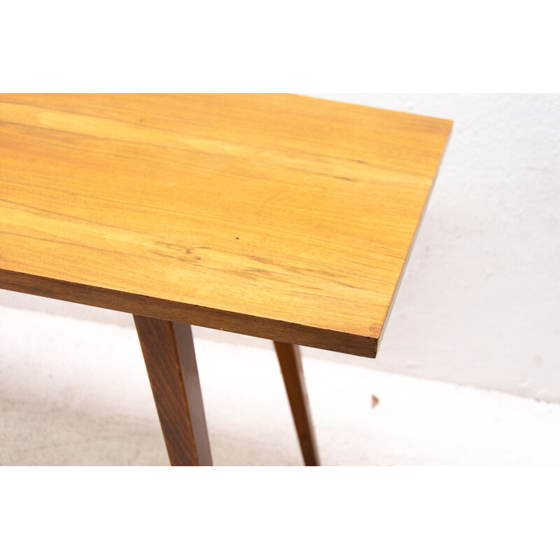 Vintage wood and walnut coffee table by František Jirák for Tatra nábytok, Czechoslovakia 1960