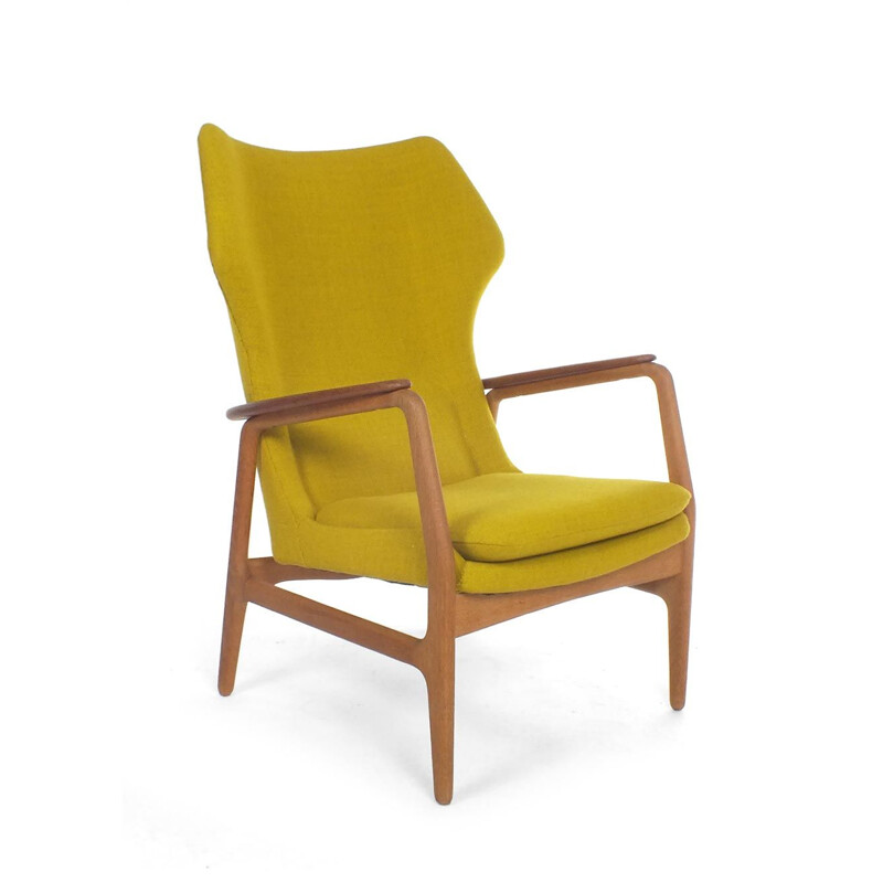 Vintage Yellow Aksel Bender Madsen by Bovenkamp armchair, Denmark